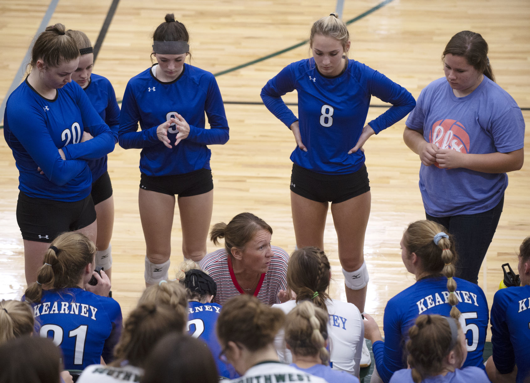 Prep volleyball, Southwest vs. Kearney, 9.5